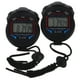 thumbnail image 1 of Cronómetro deportivo digital profesional de mano con pantalla LCD, 2 unidades, con alarma, para niños, corredores, deportes, fitness y árbitros XL-013 (negro), 1 of 5
