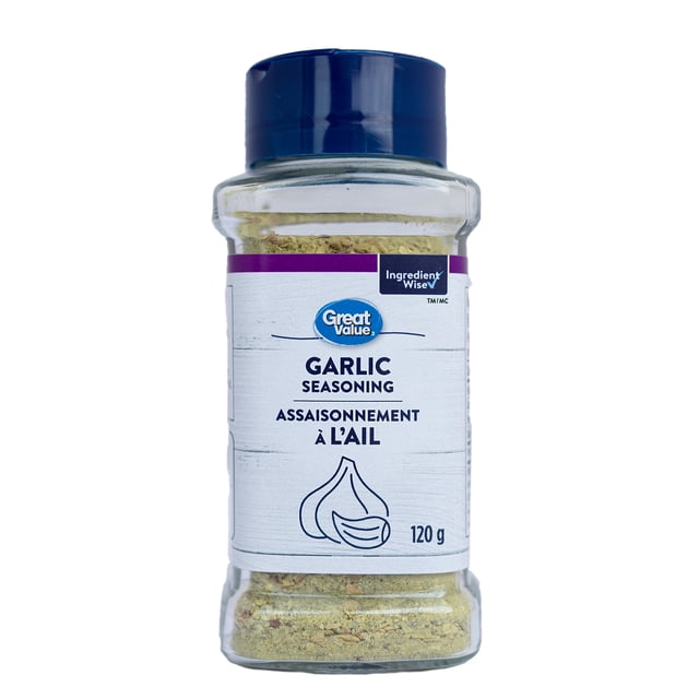 Great Value Garlic Seasoning, 120g