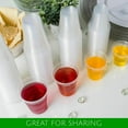 thumbnail image 4 of 9 oz Disposable Translucent Plastic Cold Cups Flexible and Crack Resistant 80 Pack, 4 of 5