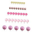 thumbnail image 1 of 50 bolas para decorar tartas, mini globos, palillos para tartas, palitos para cupcakes y adornos. Rosa, 1 of 9