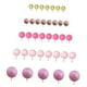 thumbnail image 1 of 50 piezas de bolas para decorar tartas, mini globos, adornos para cupcakes, palillos para tartas, bolas de espuma Rosa, 1 of 9