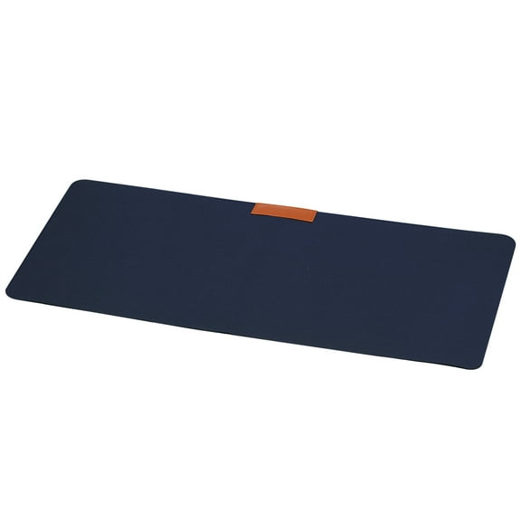 Uxcell 35x12" Desk Mat Protector, Dual Side Soft Smooth Mouse Pad Writing Mat, Dark Blue