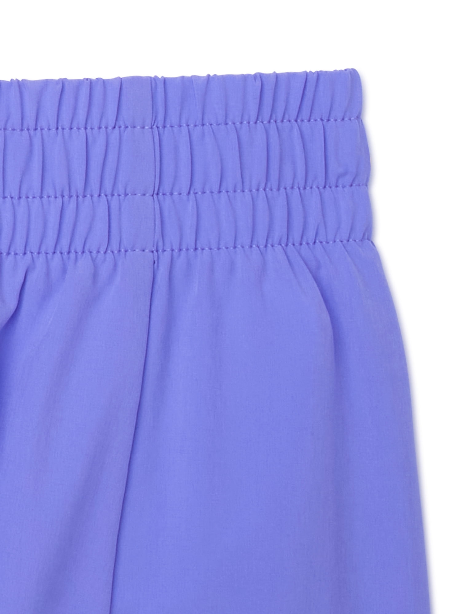 Athletic Works Girls Athletic Running Shorts, 2-Pack, Sizes 4-18 & Plus