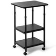 thumbnail image 5 of FASCK 3-Tier Adjustable Printer Stand, Rolling Printer Cart with 2 Storage Shelves, Mobile Machine Stand Storage Rack for Home Office, 5 of 7