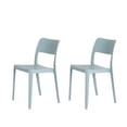thumbnail image 4 of Lagoon Furniture La Vie Resin Armless Stackable Chair, Taupe (Set of 2), 4 of 5