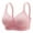 Pinks, variant on Running Sports Bras for Women No Underwire Bra Feature V-Neck No Underwire Bra Style W-872 Hook and Eye Closure Cotton Bralettes Beige S