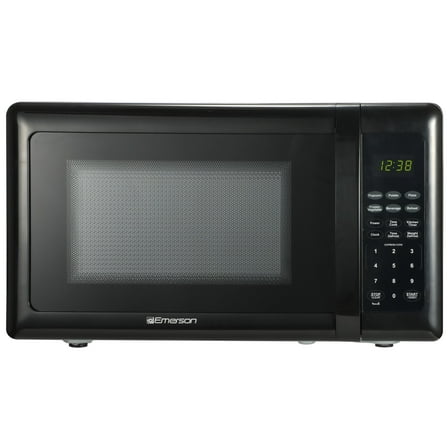 Emerson 0.7 Cu. Ft. 700 Watt, Black Microwave Oven with Touch Control, MW7302B