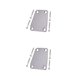 thumbnail image 2 of Cateissary Reemplazo de la placa del cuello de la guitarra eléctrica Universal Musics Playing Guitars Board String Instrument Accesorio con tornillos Plata 2piezas Cateissary CBP464183, 2 of 5