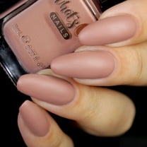 Whats Up Nails - Rhodonite Nail Polish Dusty Rose Matte Lacquer Varnish Made in USA 21 Free Vegan Clean