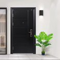 thumbnail image 3 of Palmera Artificial 7 Troncos - Planta Tropical simulada en Maceta con Tiesto Negro - Plantas Decorativas para salón, Oficina, Interior y Exterior, 3 of 4