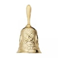 thumbnail image 1 of Campana de mano antigua,Campana de mano estilo europeo Campana vintage de escritorio,Cena de recepción con campana de mano antigua y campana fuerte,Campana de mano retro para decoración del, 1 of 8