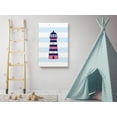 thumbnail image 2 of Awkward Styles Lighthouse Illustration Marine Canvas Art Nautical Kids Room Prints Art Gifts for Kids Baby Room Design Funny Art for Kids Newborn Baby Room Wall Decor Sea Wallpapers Made in USA, 2 of 7