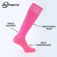 thumbnail image 4 of PUMIER 3 Pack Softball Soccer Socks Baseball Football Socks for Youth Men and Women, 4 of 6