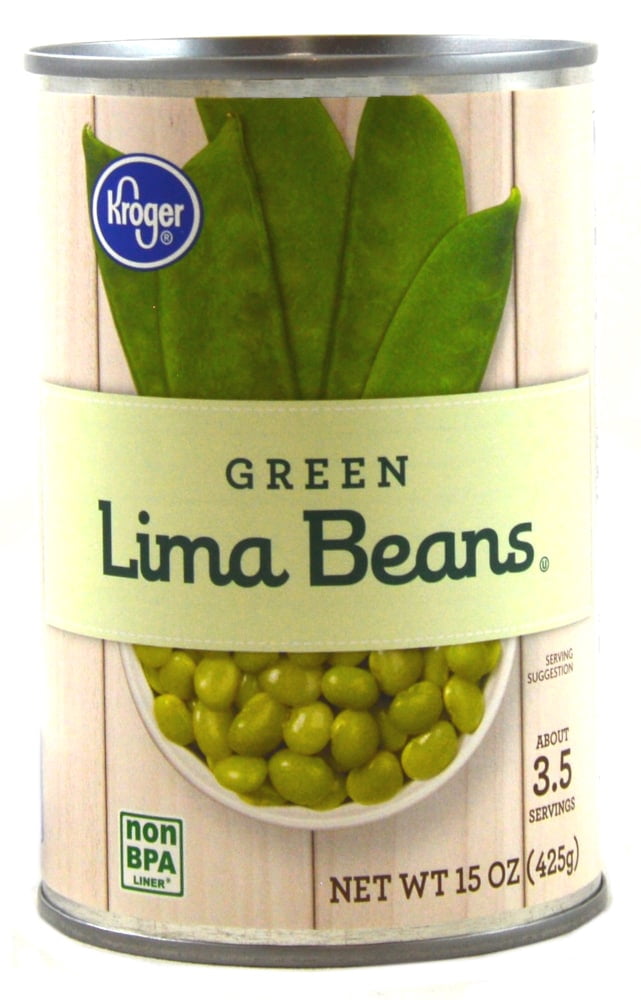 Kroger Green Lima Beans 15.25 oz - 5 Pack