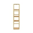 thumbnail image 3 of Powell Wilson 3-Compartment Honeycomb Wall Shelves, Gold Metal with Natural Mango Wood, 3 of 12