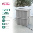 thumbnail image 3 of Sterilite Tuff1 30 Gal Plastic Storage Tote Container Bin w/ Lid (16 Pack), 3 of 9