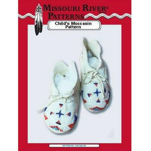 Child's Plains Style Moccasins Pattern