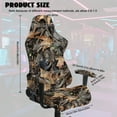 thumbnail image 5 of SCRAWLGOD Camo Forest Print 4 PCS Gaming Chair Covers Slipcovers Non-Slip Gamer Chair Cover Stretchable Rotating Armchair Covers with Armrest Covers, 5 of 7