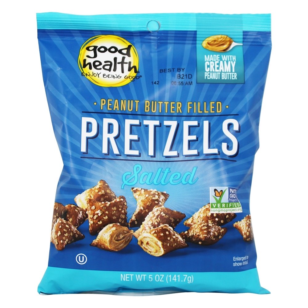 Good Health Natural Foods Peanut Butter Filled Pretzels Salted 5 oz