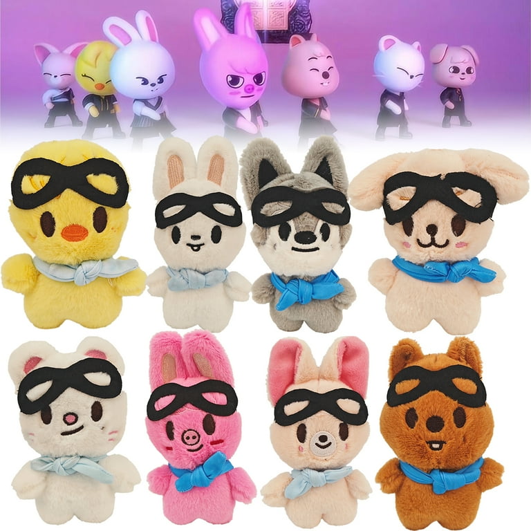 Cute Stray Kids Plush Pilot Toy Kpop Skzoo Fan Meeting Doll