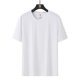 thumbnail image 5 of Camiseta de seda de hielo con texto y logotipo personalizado para hombre y mujer, camisa de cuello redondo de talla grande para parejas, verano gordo 8XL, 2023, 5 of 5