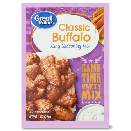 Great Value Classic Buffalo Wing Seasoning Mix, 1 oz