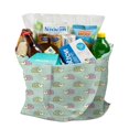 thumbnail image 3 of Hedgehog and Floral Design Canvas Tote – Cute Cartoon Animal Reusable Bag, 3 of 5