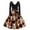 Beige #046, variant on Halloween Dresses for Women Pumpkin Candy Long Sleeve 1950s Cocktail Funny Dress V Neck Hepburn Fall Classic Dresses with Belt 5XL