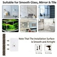 thumbnail image 6 of Deago 2 Pack 12" Acrylic Floating Shelf Wall Mounted Invisible Clear Shelves for Living Room Office Bedroom Bathroom Kitchen, 6 of 7