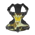thumbnail image 4 of XMXY No Pull Dog Harness, Various Butterflies Yellow Print Adjustable Reflective Pet Harness with Oxford Vest, X-Large Size, 4 of 9