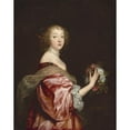 thumbnail image 2 of Anthony van Dyck 15x18 Black Ornate Wood Framed Double Matted Museum Art Print Titled - Catherine Howard, Lady D’Aubigny (C. 1638), 2 of 5