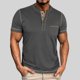 thumbnail image 1 of Tops para hombre, blusas y camisas de manga corta con cuello redondo para hombre, blusas casuales de moda para hombre, blusas de manga corta con cuello redondo de color liso, blusa de poliéster para h, 1 of 7