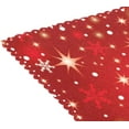 thumbnail image 4 of Christmas White Snowflake On Red Background Placemats Set of 4 Table Mat, Table mats Placemats Heat-resistant Stain Resistant Washable for Kitchen Dining Decoration 12" x 18", 4 of 8