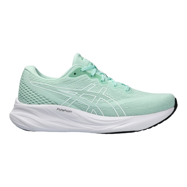Tenis Asics Pulse 15 Para Mujer Color Verde Modelo 1012B593300
