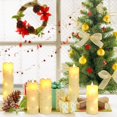 thumbnail image 2 of Da by Flameless Candles, with Embedded String Lights, 5-Piece LED Candles, with 10-Key Remote Control, 24-Hour Timer Function, Dancing Flame, Real Wax, Battery-Powered(Batteries not Included)., 2 of 7