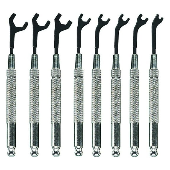 Metric Wrench Set 8-Piece - Moody 58-0161 Open End Wrenches - USA Made Hand Tools for Automotive, Mechanical & DIY Projects - 2.5mm-7mm