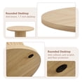 thumbnail image 6 of Round Dining Table for 4-6, PAPROOS 47'' Large Wood Kitchen Table, Dining Room Table with Storage & Wide Tabletop, Circle Dining Table Dinner Table for Kitchen Dining Room, Natural(Only Table), 6 of 11