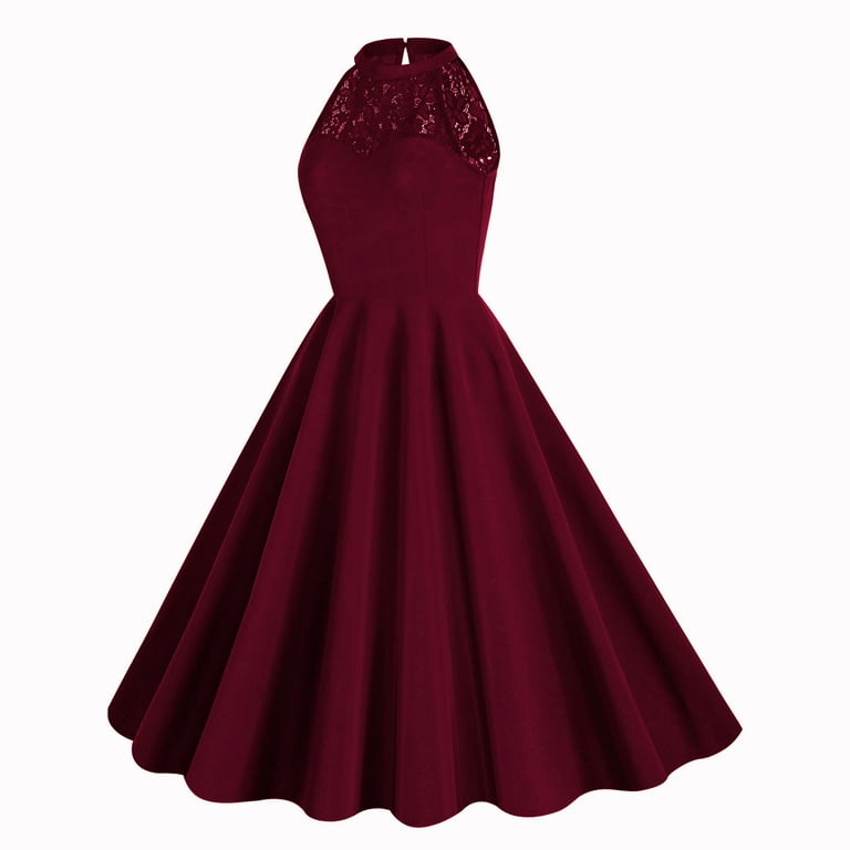 Sexy Vacation Solid Patchwork Solid Color Halter Sleeveless Dress Dresses(3 Colors) Sexy Vacation Solid Patchwork Solid Color Halter Sleeveless Dress Dresses(3 Colors)