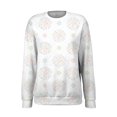 thumbnail image 4 of kaondbfi Hoodless Sweatshirts for Delicate Women Casual Printed Fashion Long Sleeve Crewneck Sweatshirt Womens Summer Fall Fashion Tops, 4 of 5