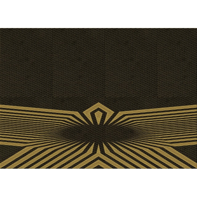 Ahgly Company Tapis Rectangulaire Lavable en Machine Rouge Brun, 2 Pieds x 5 Pieds