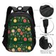 thumbnail image 3 of Easygdp Christmas Mochila para Laptop de Viaje con Puerto USB, Mochila para Laptop con Puerto de Carga USB para Mujeres y Hombres, 3 of 7
