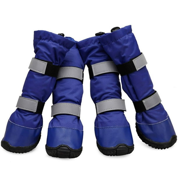 4Pcs Dog Boots Long Waterproof Shoes Universal Outdoor for Medium Large