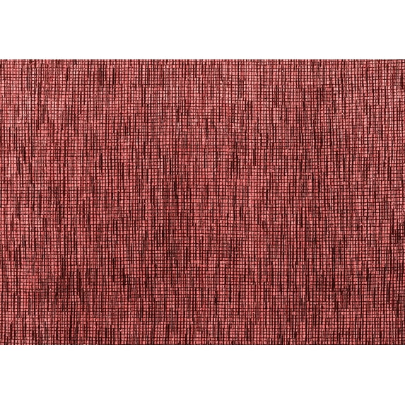Ahgly Company Machine Washable Indoor Rectangle Abstract Red Modern Area Rugs, 8' x 12'