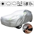 thumbnail image 3 of Waterproof Breathable Full Car Cover Sun Snow Dust Rain Resistant Protection 187x74x68 inch, 3 of 8