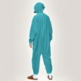 thumbnail image 7 of Womens One Piece Jumpsuits Zip-Up Pajamas Casual Hooded Onesies Long Sleeve Jogger Playsuits Loungewear with Pockets Mint Green, XL, 7 of 7