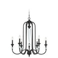 thumbnail image 3 of 26733-MBS Craftmade Lighting Boulevard - Three Light Chandelier - 14 inches wide by 18 inches high     -Traditional Installation, 3 of 3