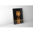 thumbnail image 3 of Design Original Lion Lion Toile d'Art, 3 of 3