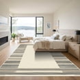 thumbnail image 3 of ODIKA 6'x9' Machine Washable Non-Slip Area Rug, Geometric Beige High Traffic Rug, Beige, 1094614, 3 of 7