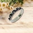 thumbnail image 6 of Tibetan Silver Handmade 925 Sterling Silver Boho Band Ring Minimalist Stacking Jewelry for Women, 6 of 6