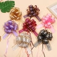 thumbnail image 1 of Cinta de flores de corteza para embalaje de regalo de Navidad con forma de bola tridimensional con patrón de árbol grande, 1 of 4